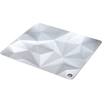Crystal Onyx White L, Gaming-Mauspad weiß/grau