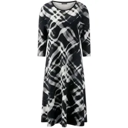 Midi-Jersey-Kleid BASLER schwarz, 38