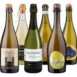 Perlen der Natur  Schaumwein-Paket 6 Flaschen, Bio Probierpakete