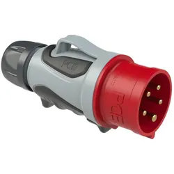 PCE 0253-6tt CEE-Stecker 32A 5p 6h IP54 TT GRIP 02536tt