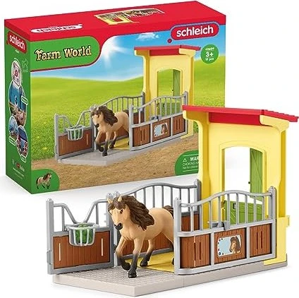 Schleich Pony Box mit Islandponyhengst 42609