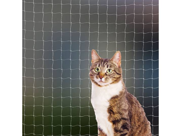 Katzen Sicherheitsnetz, weiss, 8 x 3 m