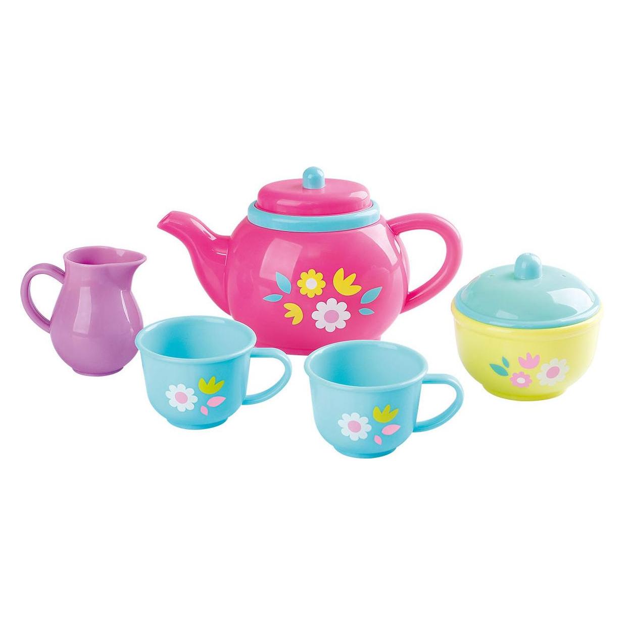 Play Teeservice Blumen Spielset, 7-teilig. (P6010)