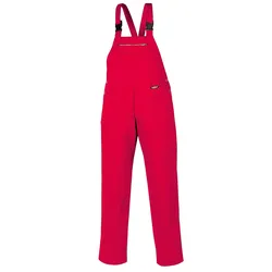Latzhose 290g/m2 "BASIC" Baumwolle - 110 - Rot