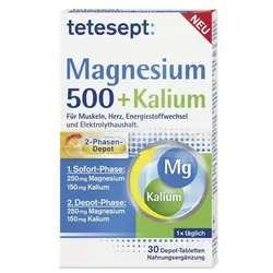 TETESEPT Magnesium 500+Kalium Tabletten 30 St