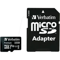 VERBATIM 44083 - MicroSDHC-Speicherkarte 32GB, Verbatim, Class 10