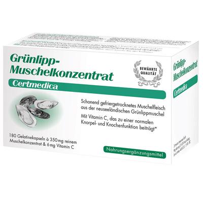 Grünlippmuschel Konzentrat Kapseln 180 St