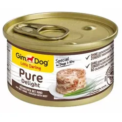 GIMDOG Little Darling Pure Delight mit Huhn und Rindfleisch 85 g