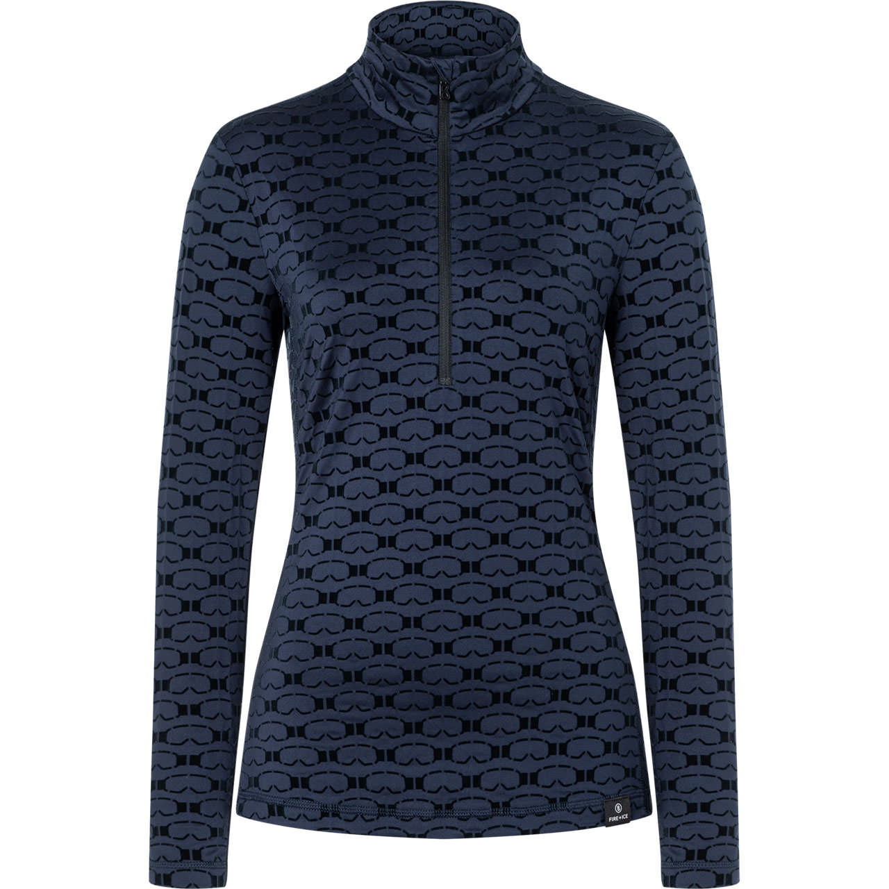Bogner Fire + Ice Damen Skishirt MARGO PRINT night blue - M