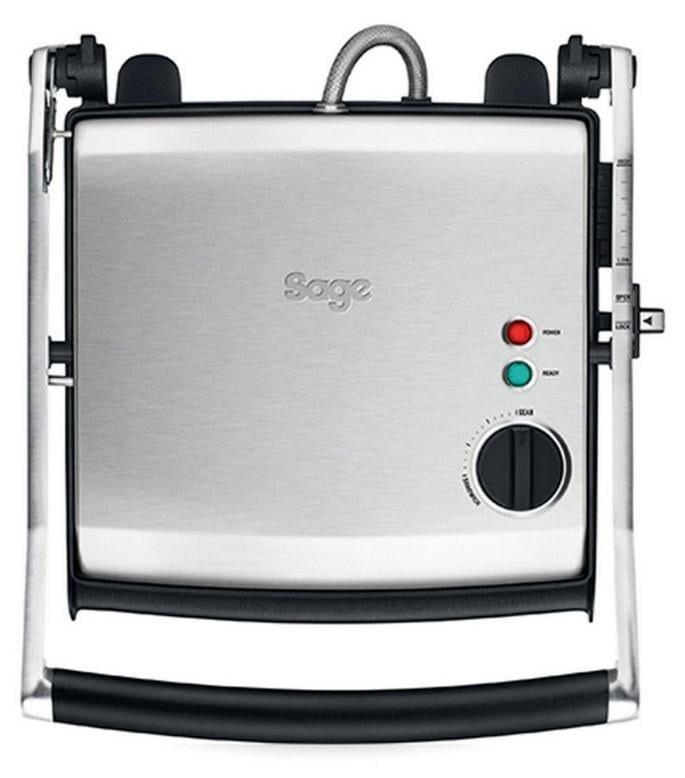 Sage BGR200BSS elektrische tabletop grill, roestvrij staal, 2200 W