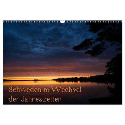 Schweden im Wechsel der Jahreszeiten (Wandkalender 2027 DIN A3 quer), CALVENDO Monatskalender