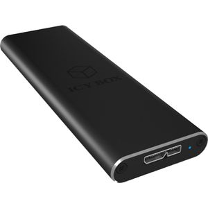 ICY-BOX Festplattengehäuse IB-183M2, USB 3.0, M.2 SATA, SSD, für M.2