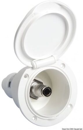 Osculati Entrata d'acqua dolce Classic EVO ad incasso Riduttore di pressione Classic Evo cromato