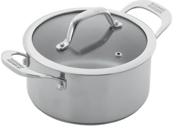 Kuhn Rikon Allround 22cm / 4.1L Casserole with Glass Lid