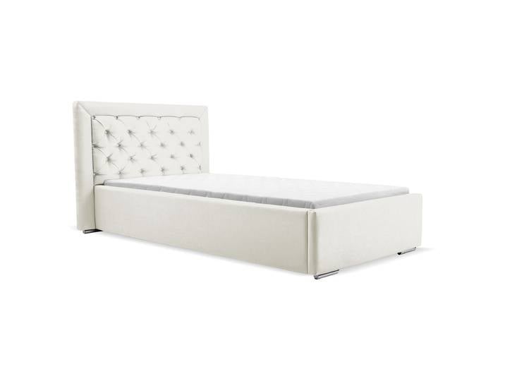 Polsterbett 90x200 MADERA Beige (Velva 01)