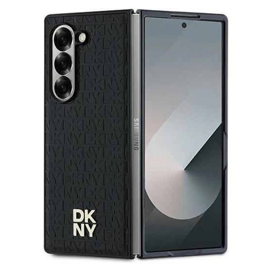DKNY DKHMZFD6PSHRPSK Z Fold6 F956 czarny/black Repeat Pattern Stack Logo (Samsung Galaxy Z Fold6) (DK000229-0)