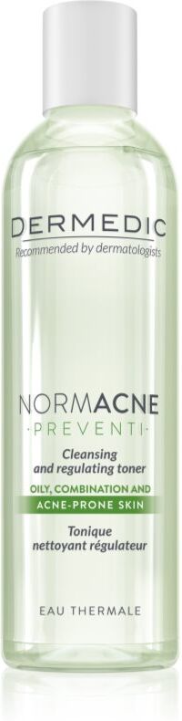 Dermedic Normacne Preventi beruhigendes Reinigungstonikum für fettige und Mischhaut 200 ml