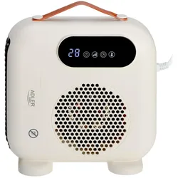 Adler AD 7756 Termowentylator led z pilotem, Heizlüfter, Beige