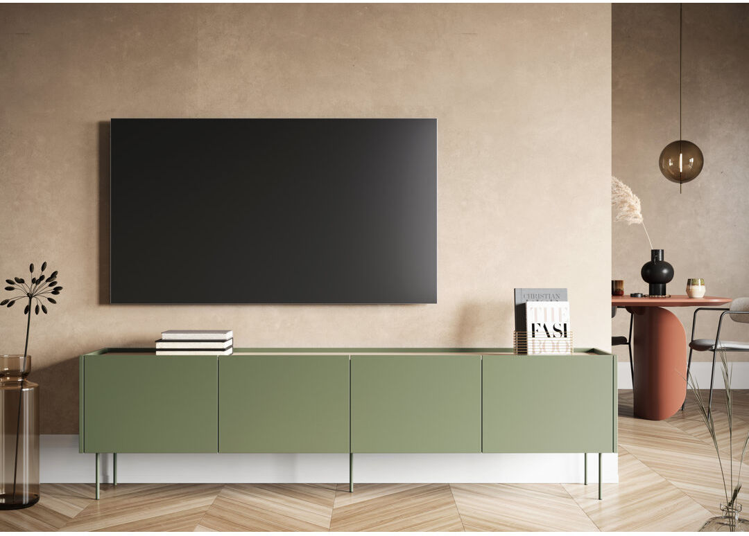 Ivy Bronx Camarie TV Stand for TVs up to 55" Olive 55"