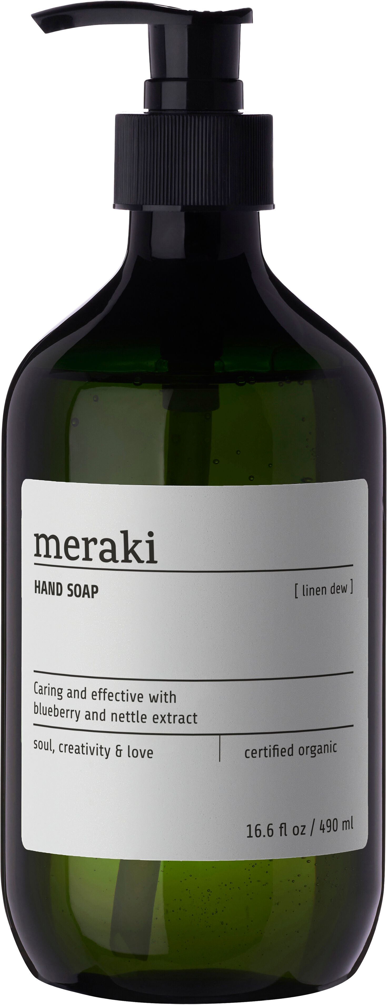 Meraki Hand Soap, Linen Dew 490 ml