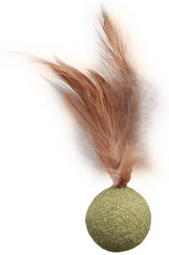 Inspire Picks MintyPaws Edible Catnip Ball Toy Interactive Dental & Chasing Treat For Cats 1pcs