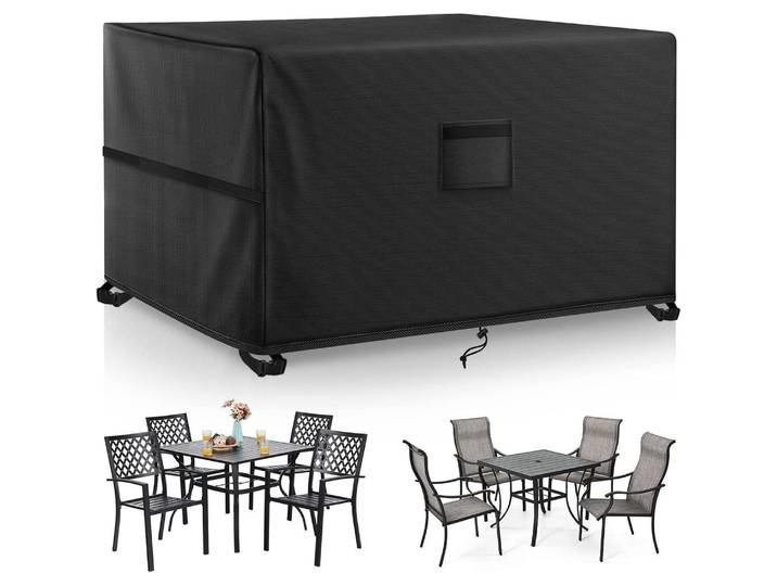 Gartenmöbel-Abdeckung 120x90x74cm wasserdicht 420D Oxford-Tuch winddicht UV-Schutz