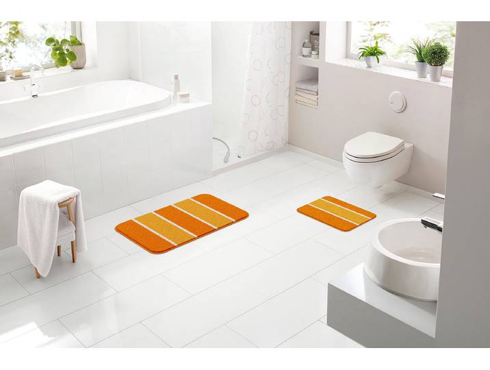 Tapis de bain Waymore 50 x 80cm Orange/Orange