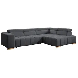 Exxpo by Gala Ecksofa mit Funktion Elias Stoff Graphite