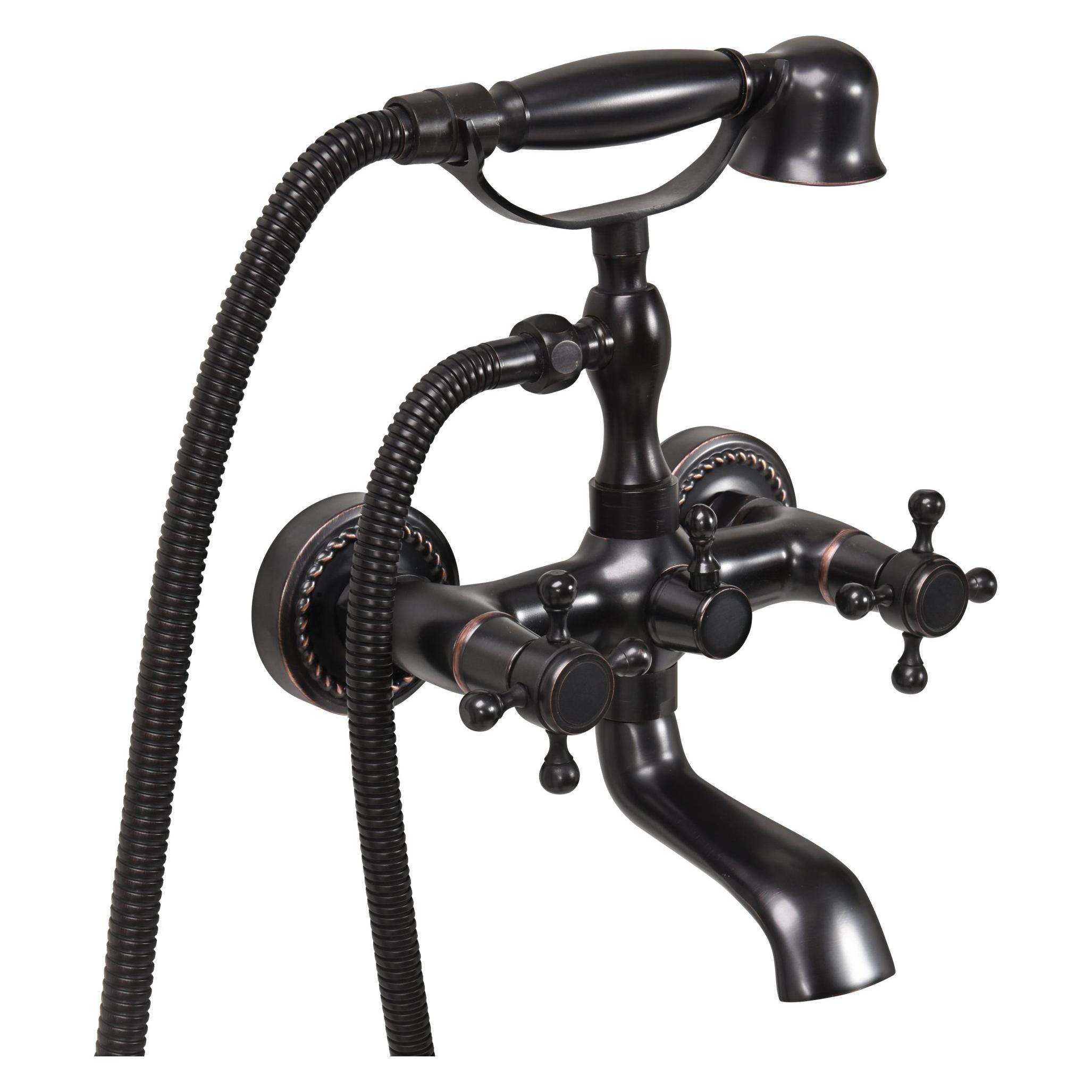 Toya Badewannenarmatur RETRO BLACK 1 (75808)