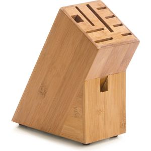 Zeller Messerblock Bamboo 25319, aus Bambus, braun, 9 x 22 cm