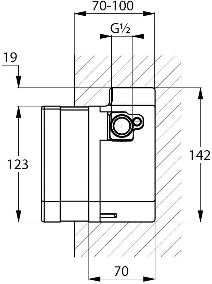Kludi Unterputz-Elektronik-Körper, Badarmaturen, 38002,