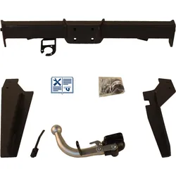 GDW Anhängerkupplung abnehmbar inkl. TowTec E-Satz 13polig universal - PEUGEOT 607