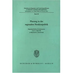 Planung in der regionalen Strukturpolitik., Fachbücher