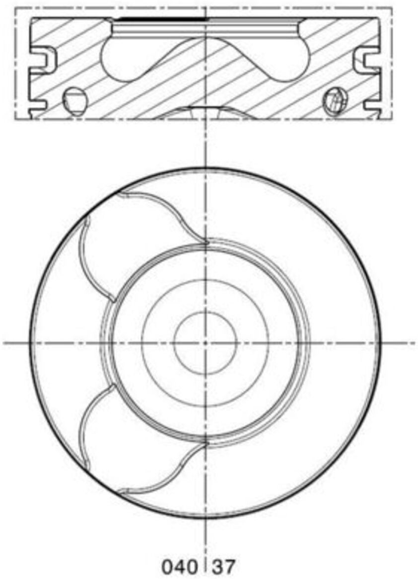 Kolben MAHLE 040 37 00