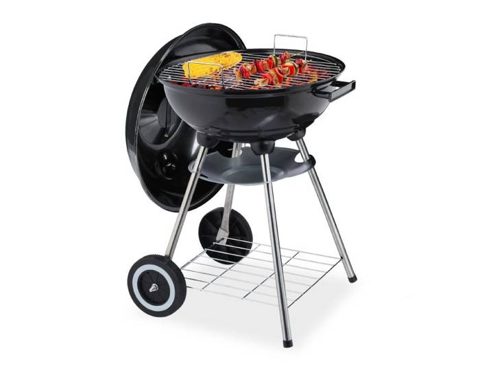 Relaxdays Kugelgrill mit Deckel