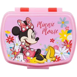 Stor Minnie Mouse Blumen - Lunchbox, Lunchbox, Pink, Rot