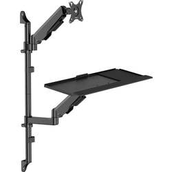 SpeaKa Professional SP-MM-1130 Monitor-Wandhalterung 43,2 cm (17) - 101,6 cm (40) Black Neigbar, Schwenkbar, Drehbar SP-15231944