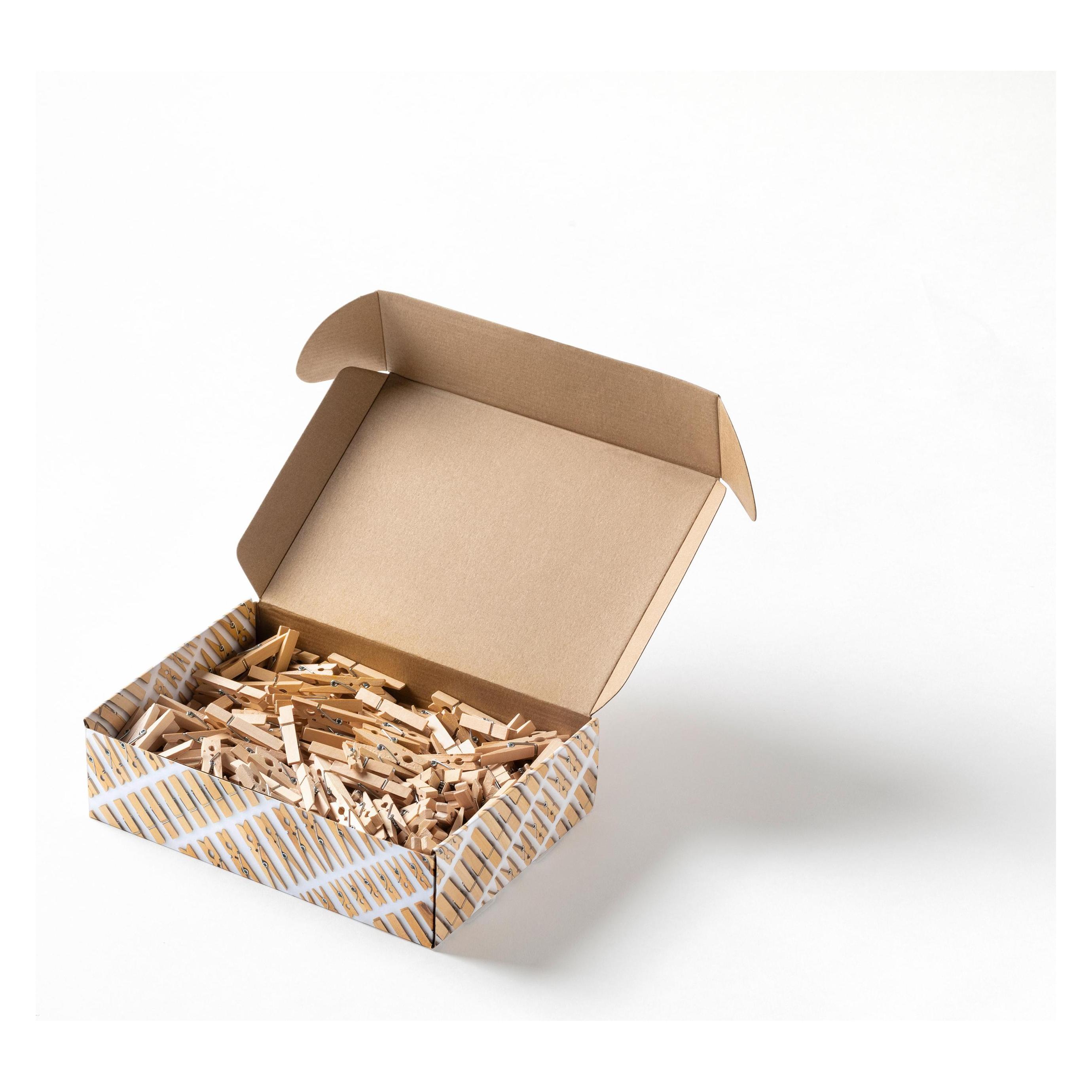 Folia Holzklammern natural 500g (22994)