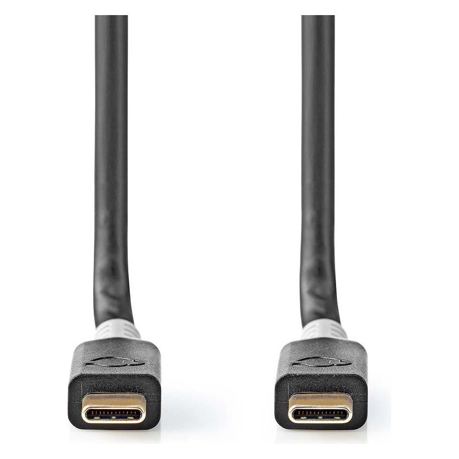 Nedis USB-C Kabel, 20Gbps, 100W PD, 1m (1 m, USB 4, 100 W) (CCBW64020AT10)