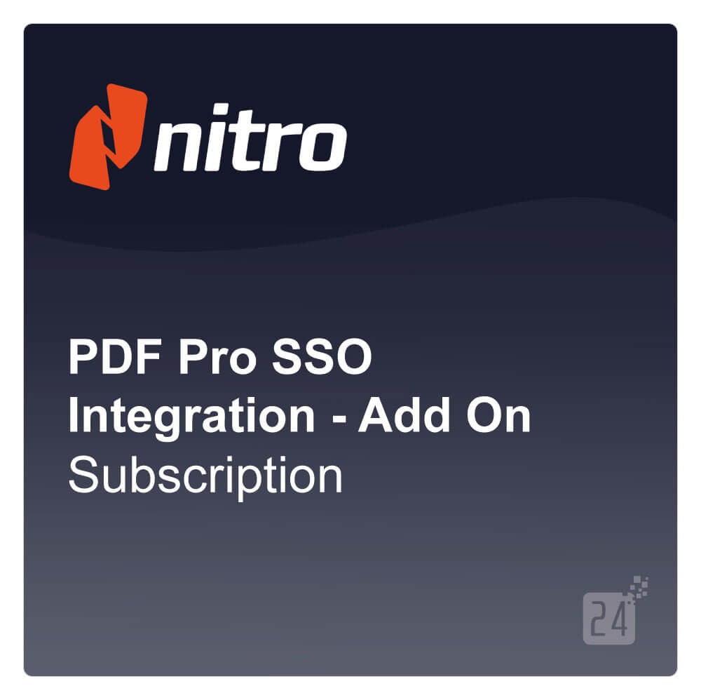 Nitro PDF Pro SSO Integration - Add On 3 Year Subscription per Year ESD Nitro_SSO