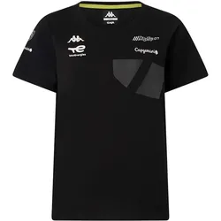 Kappa, Damen, Velotrikot, Allerryw Peugeot Sport (XL), Schwarz, XL