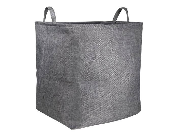 QUVIO Wasmand met handvaten - Katoen - 58 L