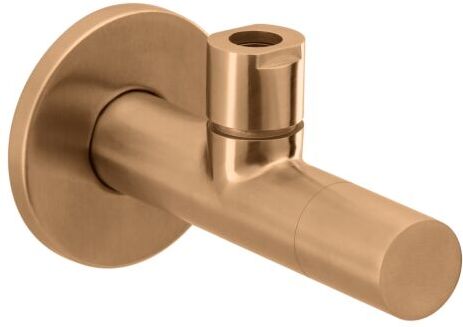 Herzbach Design iX PVD Eckventil 21.954780.1.39 mit Rosette, Copper Steel