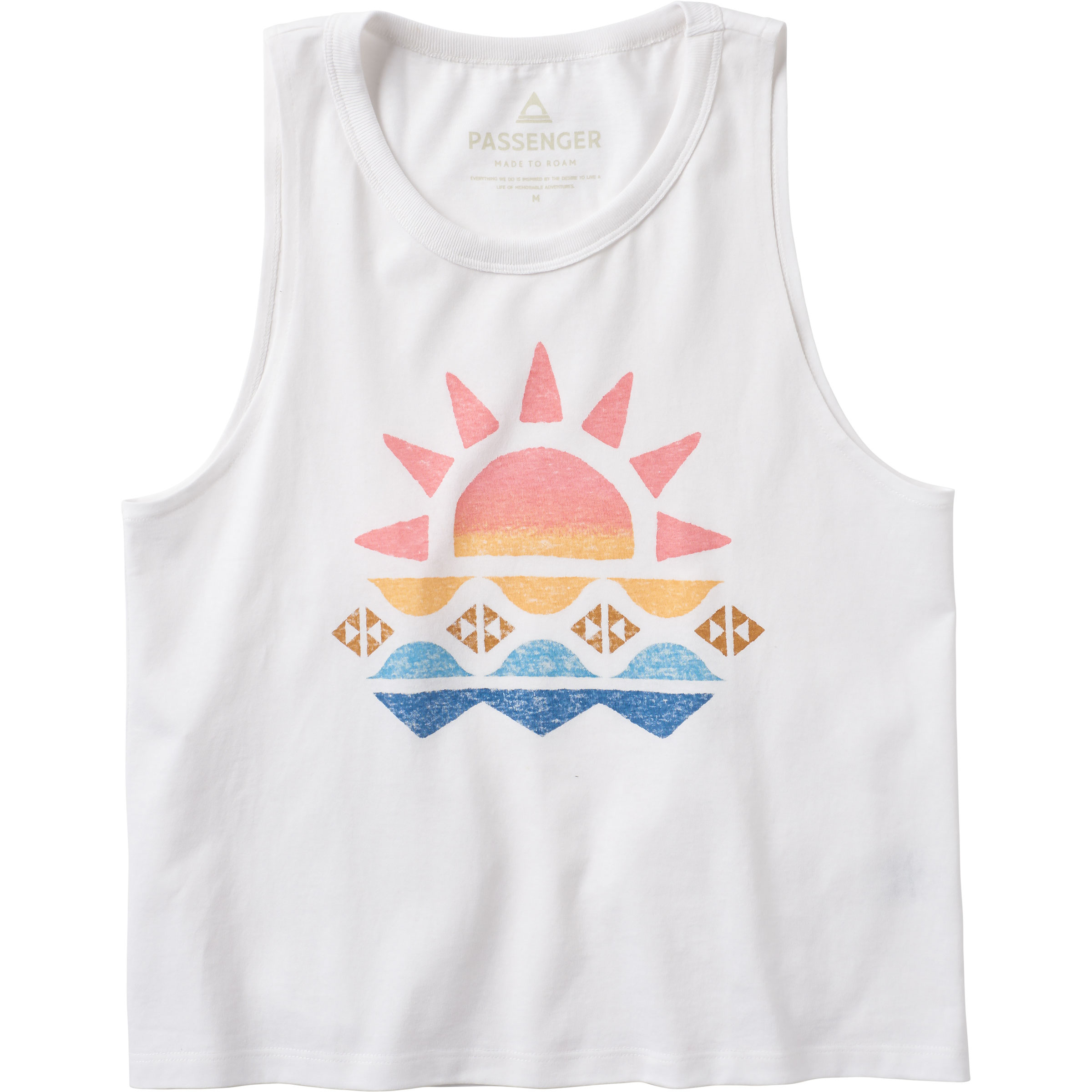 Passenger Sunray Recycled Cotton Top Damen Tanktops weiss Größe M Lifestyle Widerstandsfähig