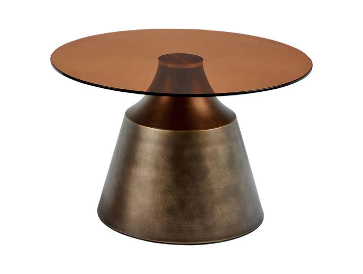 Couchtisch Samoba Ø 70cm Braun