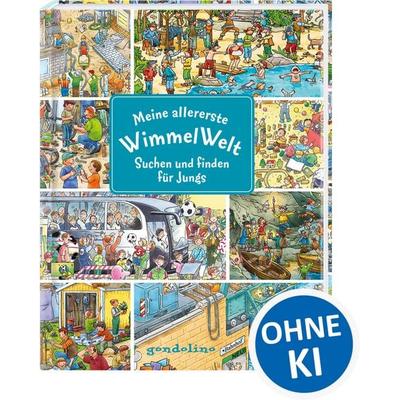 Meine allererste WimmelWelt - Suchen und finden für Jungs, Gebundene Ausgabe von , Loewe, 978-3-8112-3425-3