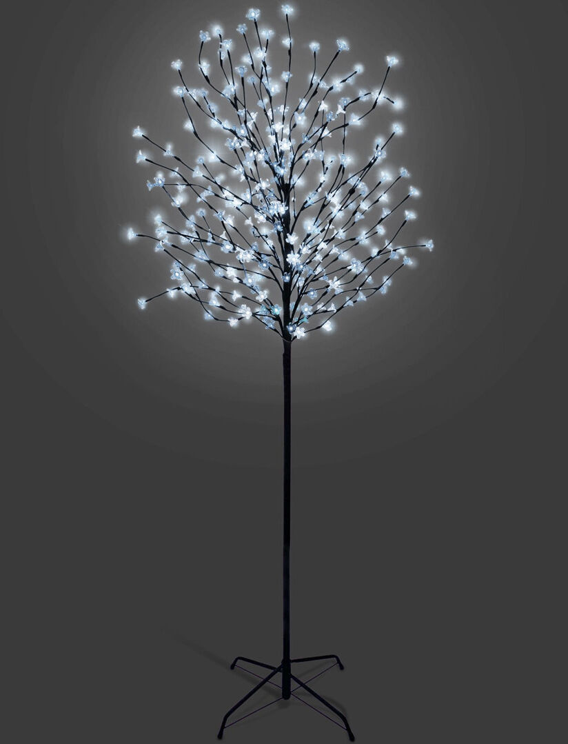 The Seasonal Aisle NETTA Cherry Blossom Tree with Built-In LEDs Cool White 210cm x 50cm x 50cm