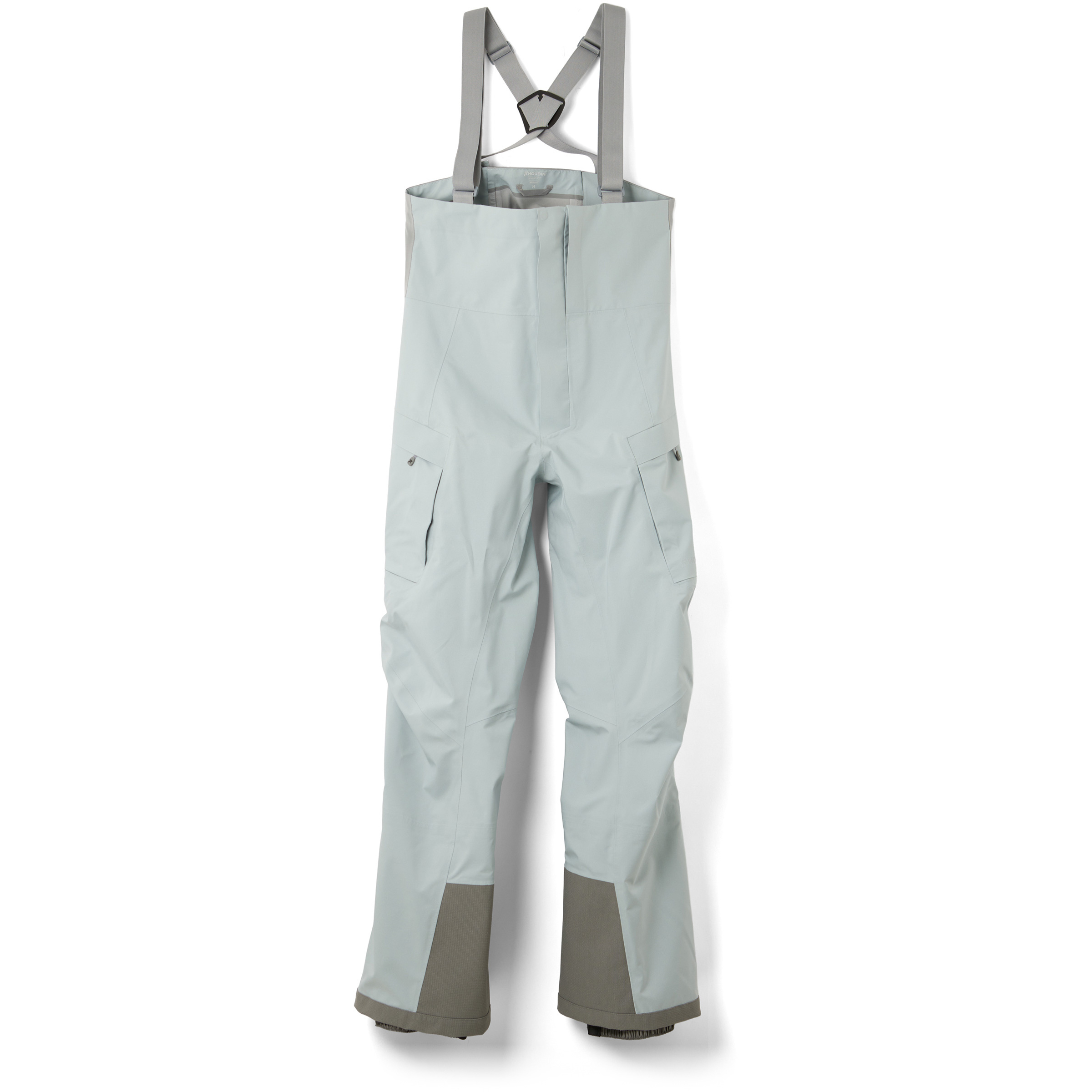 Houdini Rollercoaster Bib II Hose Damen Hardshellhose & Regenhose grau Größe M Freeride | Skifahren Winddicht Wasserabweisend