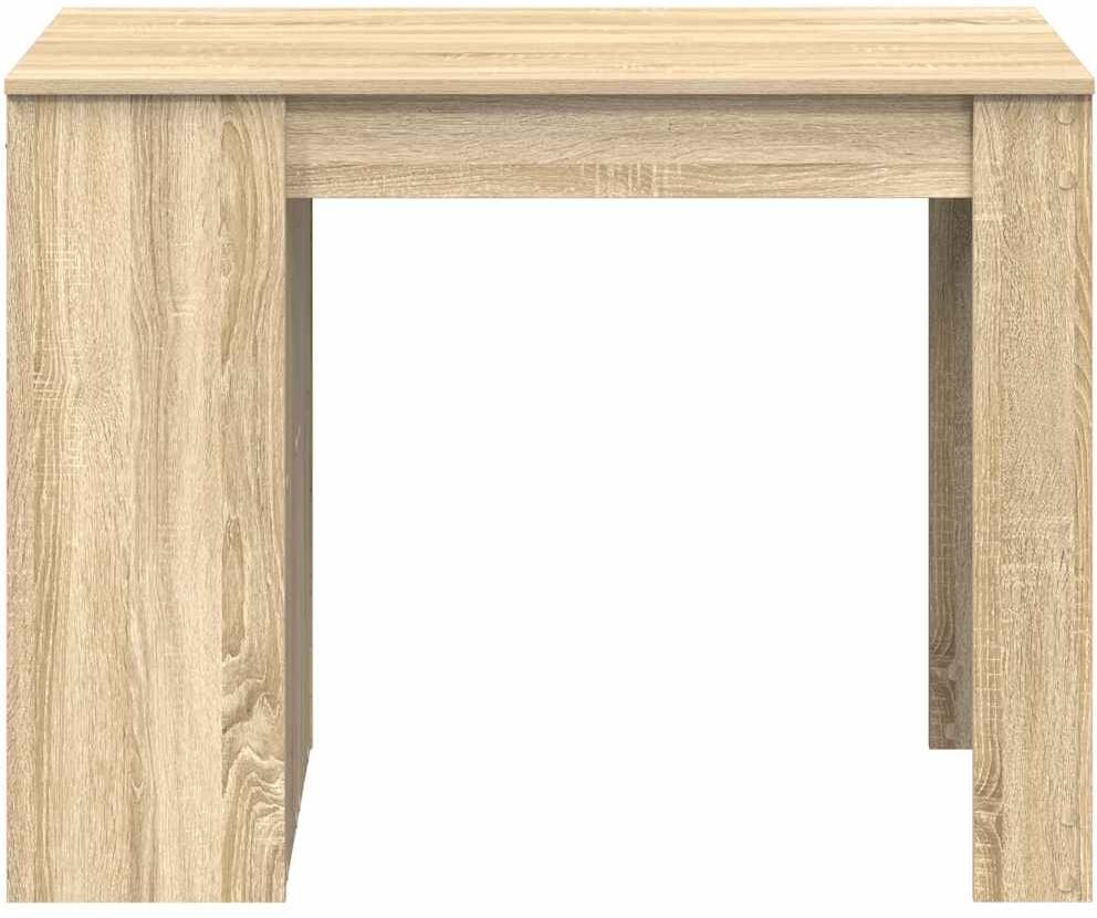 vidaXL Bureau avec tiroir et étagère chêne sonoma bois d'ingénierie