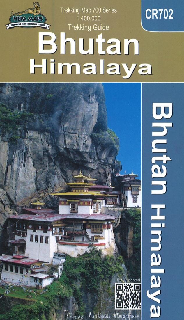 Carte générale - Trekking au Bhoutan dans l'Himalaya   Himalayan MapHouse